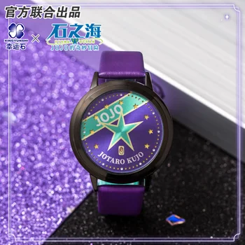 JoJos Bizarre Adventure Pedra Oceano Kujo Jotaro Anime Relógio LED Mangá Papel de Figura de Ação Jolyne Cujoh Presente